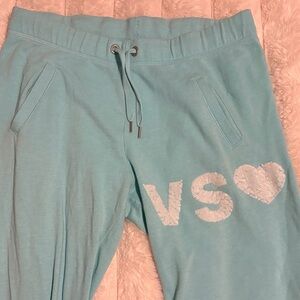 Victoria's Secret teal Joggers